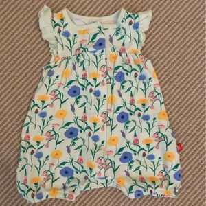 Magnetic Me LE JARDIN RUFFLE ROMPER. Size 3-6 months. Used